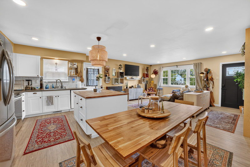 Open kitchen and dining area in Cozy Home