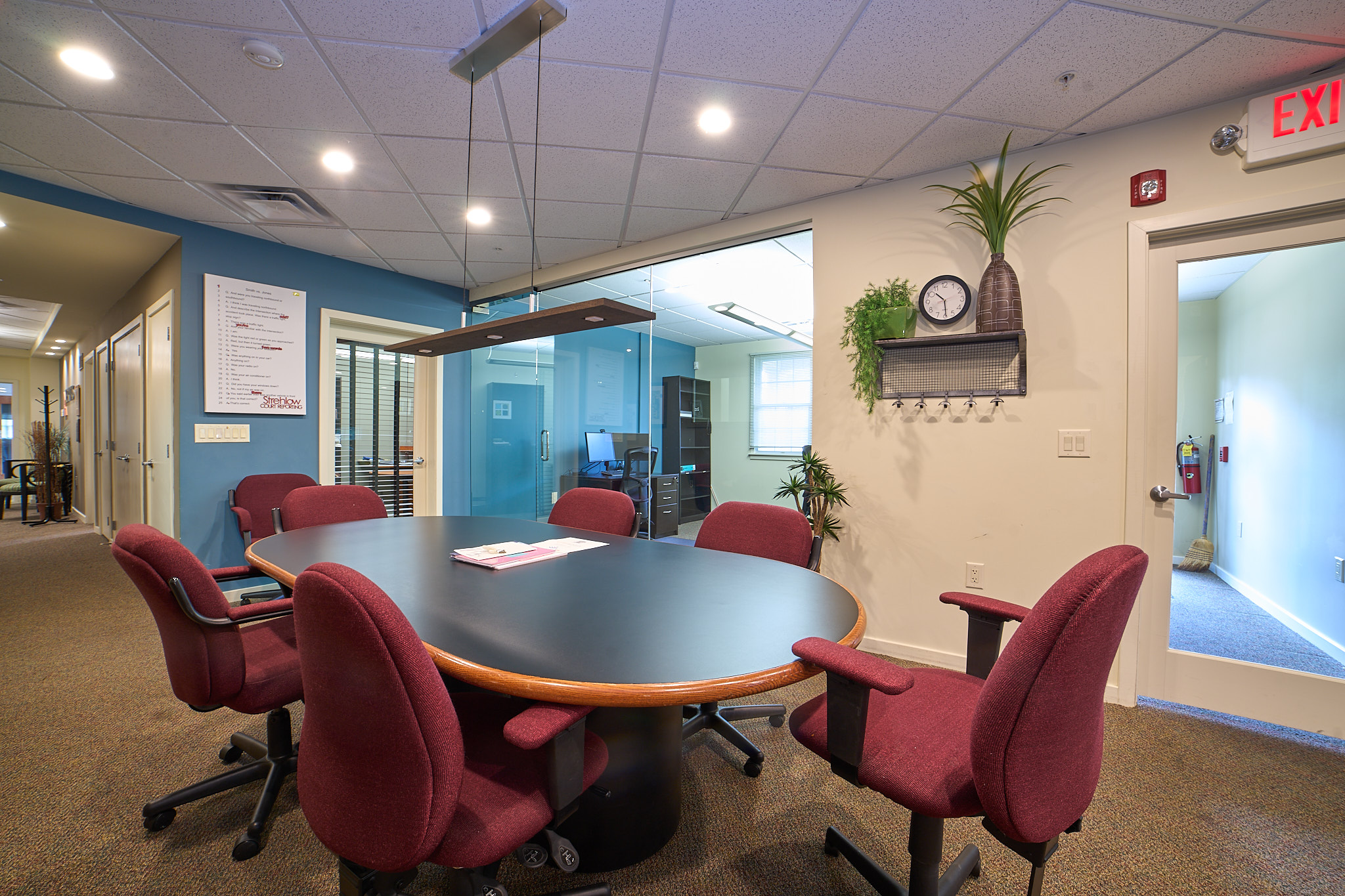 Commercial office conference room
